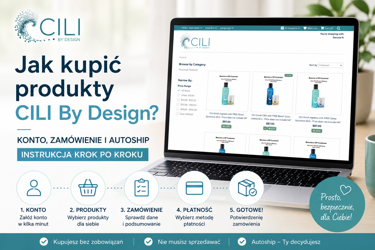 jak kupić produkty cili by desing krok po kroku