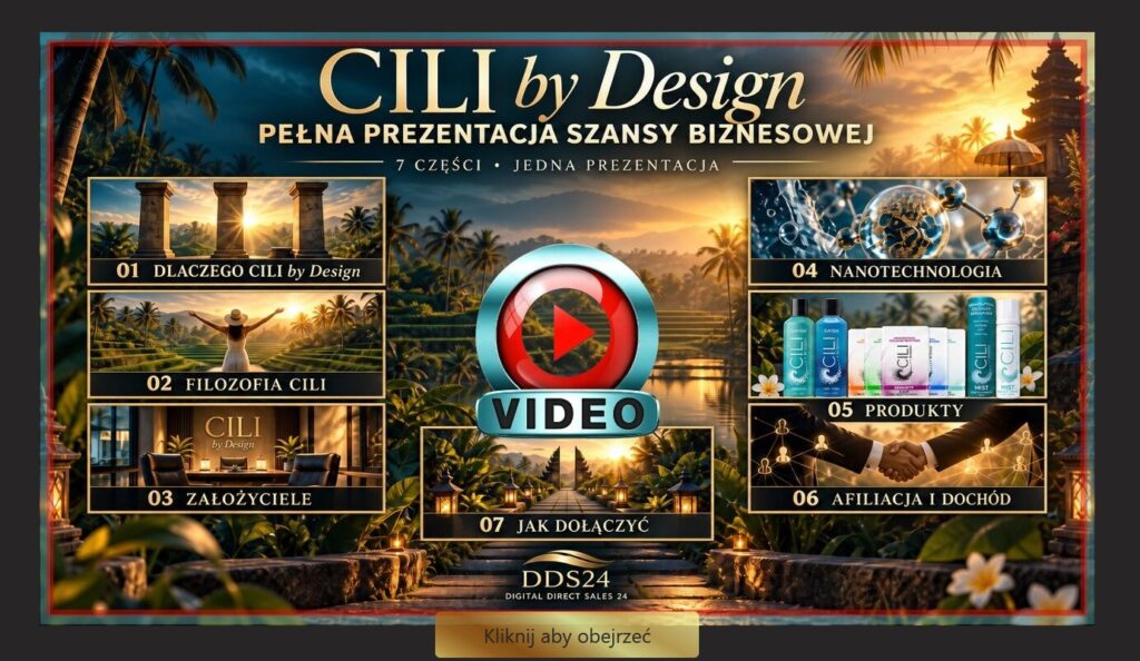pełna prezentacja szansy biznesowej CILI By Design